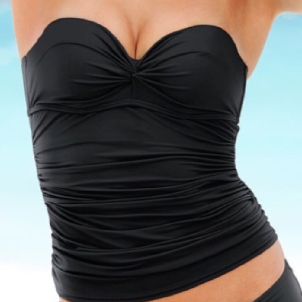 Victoria Secret black 34B tankini